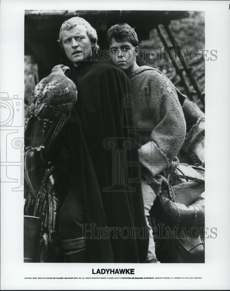 1985 Press Photo Scene from Ladyhawke - cvp51429 - Historic Images