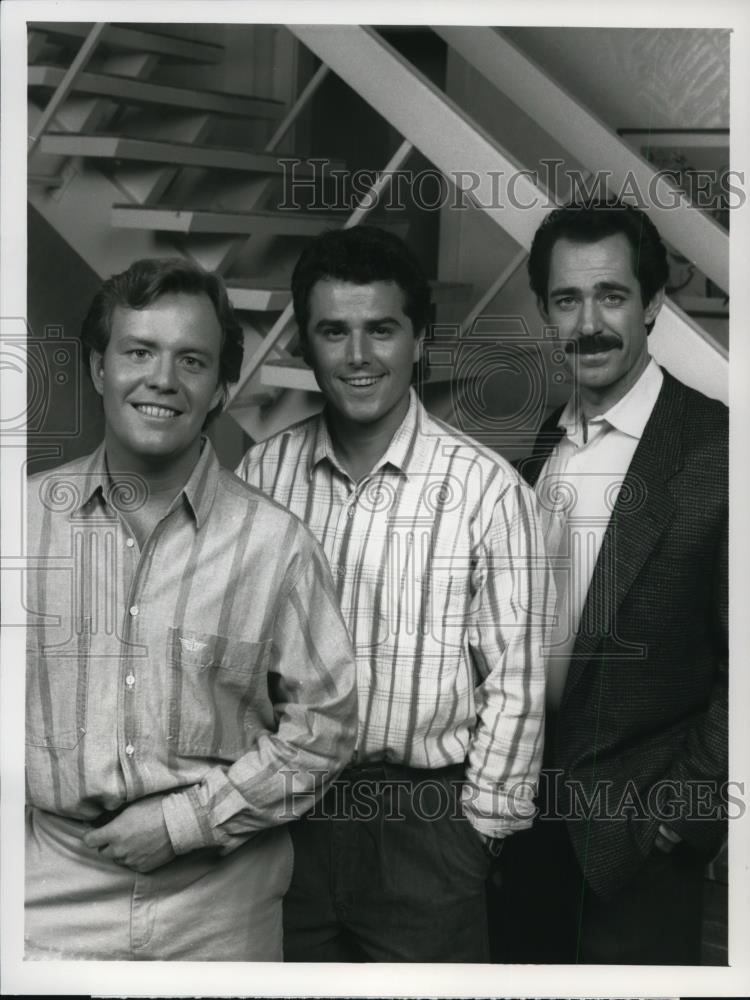 1990 Press Photo Mike Lookinland Christopher Knight Barry Williams The Bradys - Historic Images