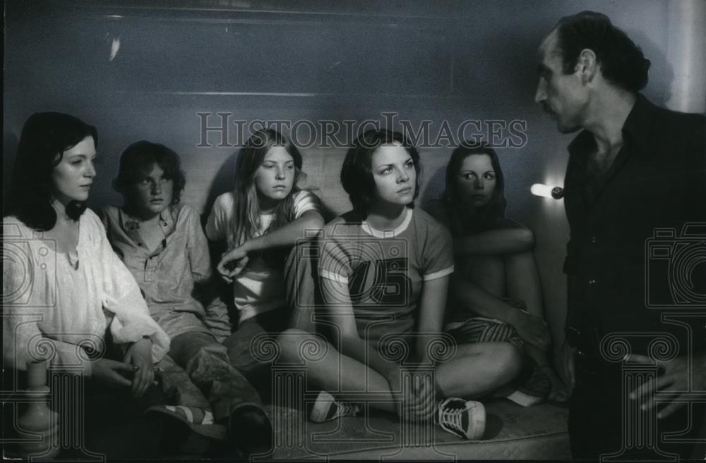 1974 Press Photo Brigette Ariel Isabelle Huppert Debra Berger Kim Cattrall - Historic Images