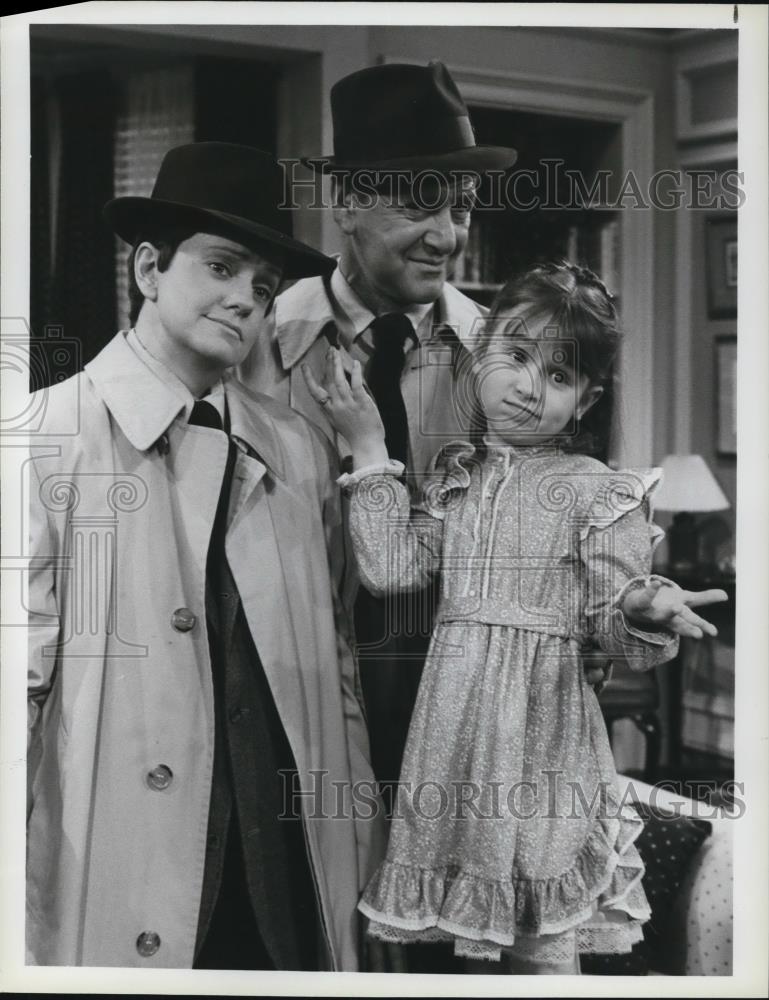 1983 Press Photo Tony Randall Chip Zien Run With It Kaleena Kiff - cvp58720 - Historic Images