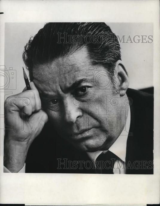 1978 Press Photo Alexander H. Cohen on CBS On the Air - cvp54722 - Historic Images