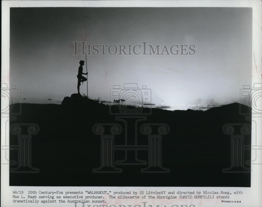 1971 Press Photo Walkabout David Gumpilil - cvp54405 - Historic Images