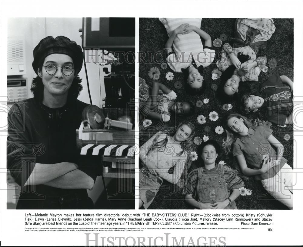 1995 Press Photo Melanie Mayron Schuyler Fisk L. Oleynik The Baby-Sitters Club - Historic Images