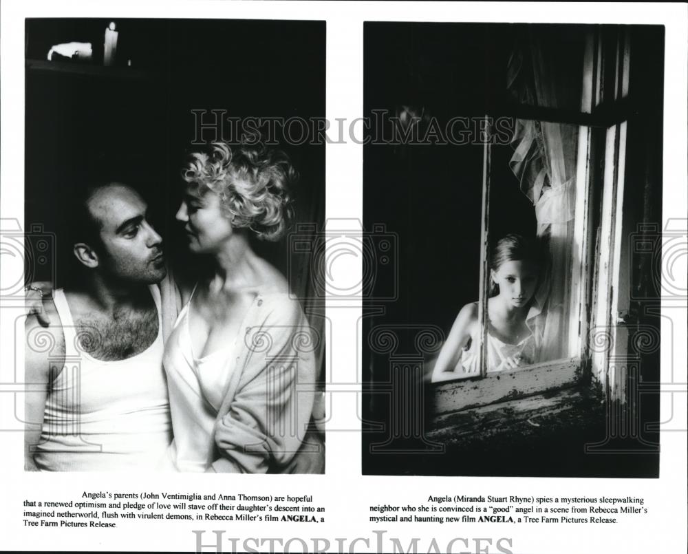 Press Photo John Ventimiglia Anna Thompson and Miranda Stuart Rhyne in Anglea - Historic Images