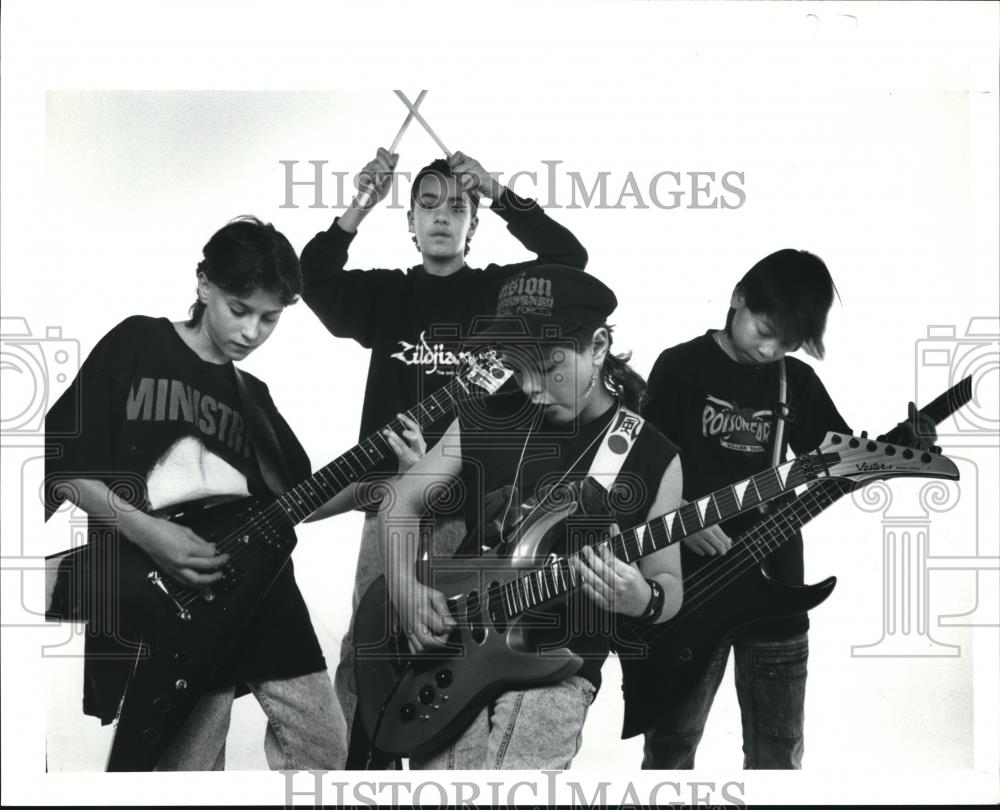 1991 Press Photo The Young Guns Nick Zaretta Joe Tomino . Lewis - cvp56330 - Historic Images