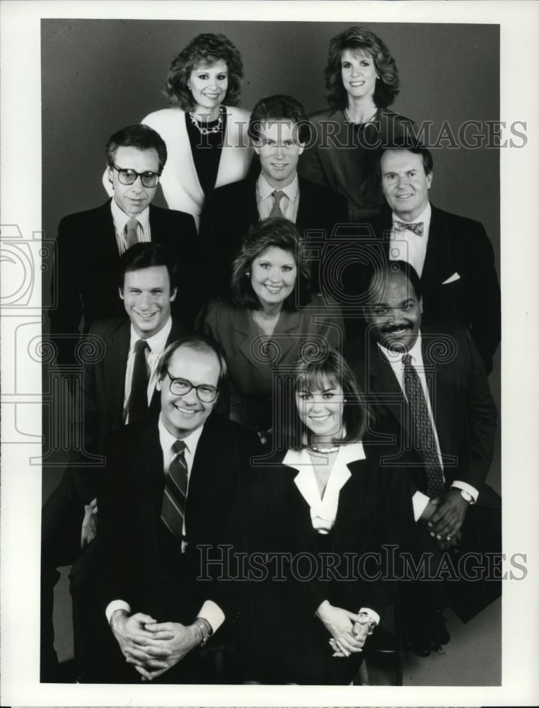 1988 Press Photo Anchors Co-Hosts of CBS This Morning - cvp54736 - Historic Images