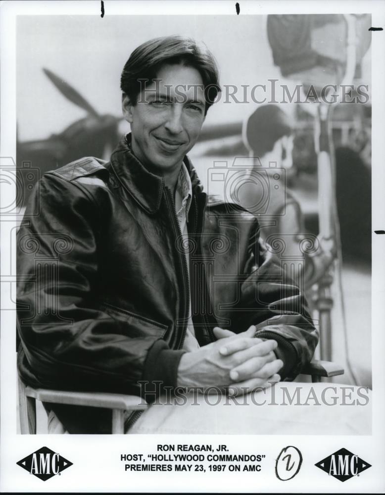 1997 Press Photo Ron Reagan Jr. Host of Hollywood Commandos on AMC - cvp48690 - Historic Images