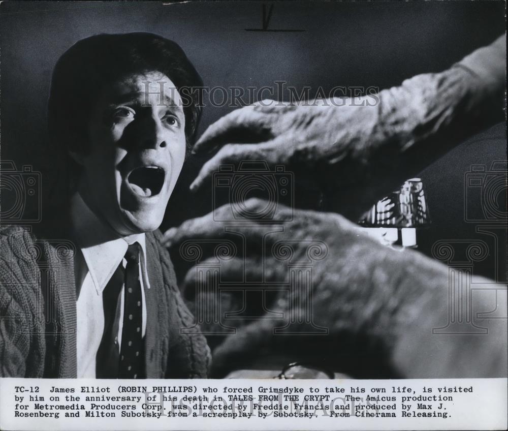 1972 Press Photo Tales From The Crypts Robin Phillips - cvp54242 - Historic Images