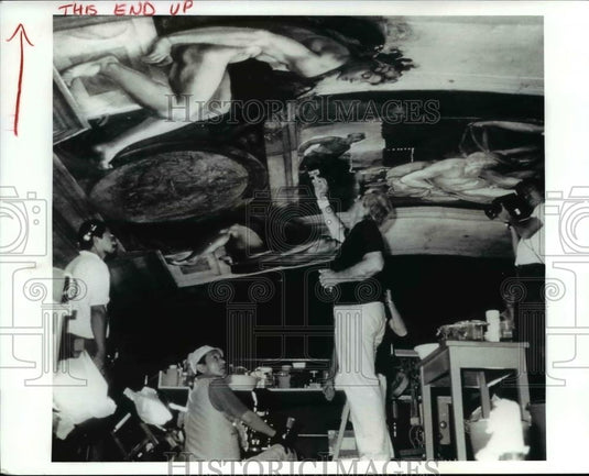 Press Photo Art Restoration - cva60562 - Historic Images