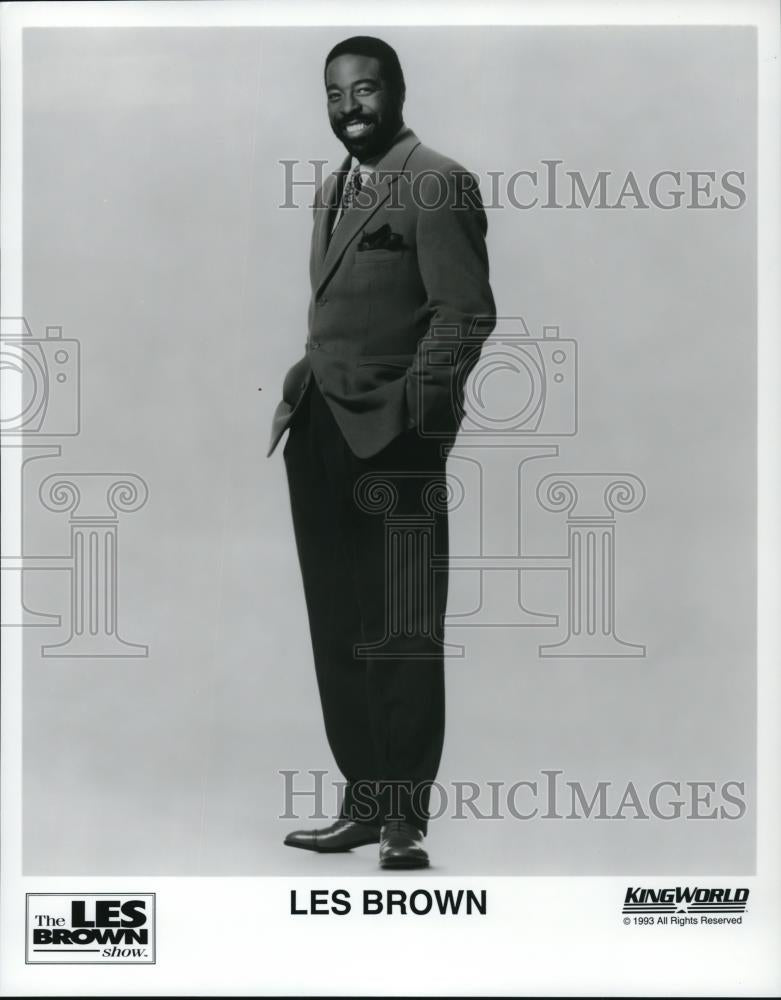 1993 Press Photo Les Brown host of The Les Brown Show - cvp54693 - Historic Images