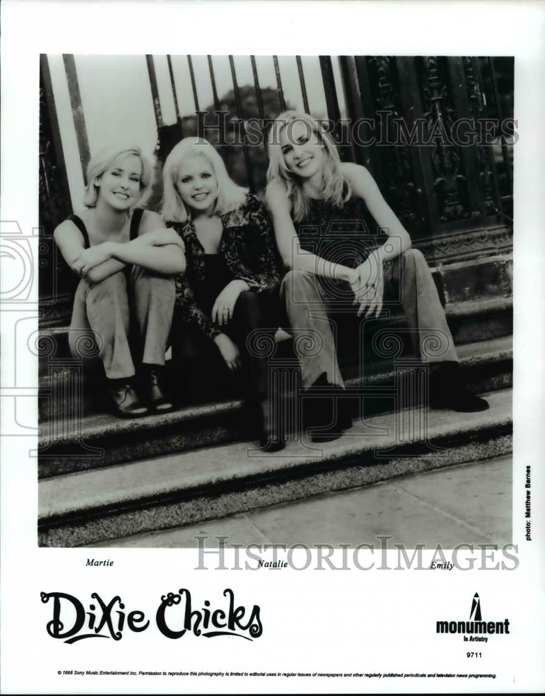 1998 Press Photo Martie, Natalie, Emily of the Dixie Chicks - cvp69797 - Historic Images