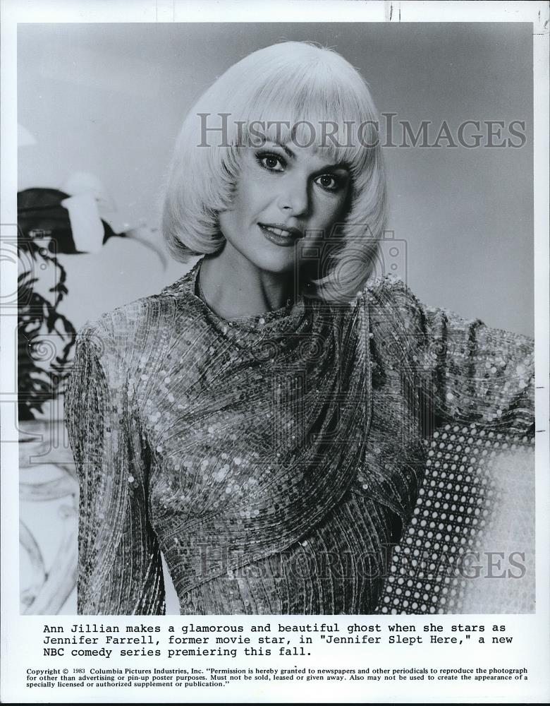 1983 Press Photo Ann Jillian stars in Jennifer Slept Here TV show - cvp69121 - Historic Images