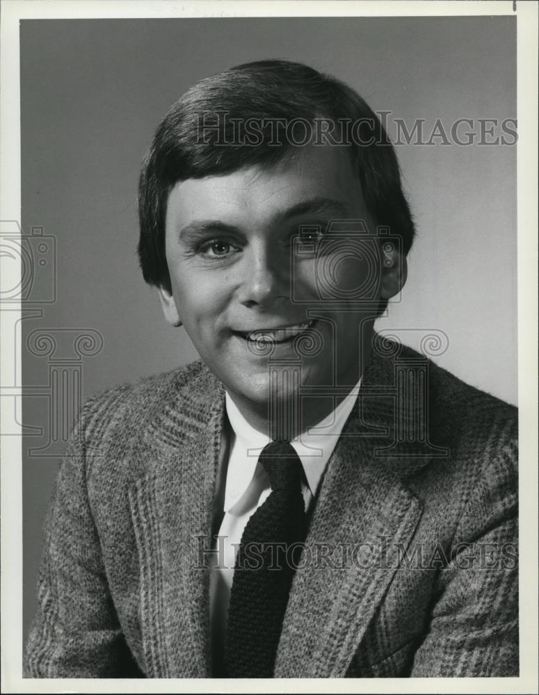 1982 Press Photo Pat Sajak, Host of Wheel of Fortune - cvp72979 - Historic Images