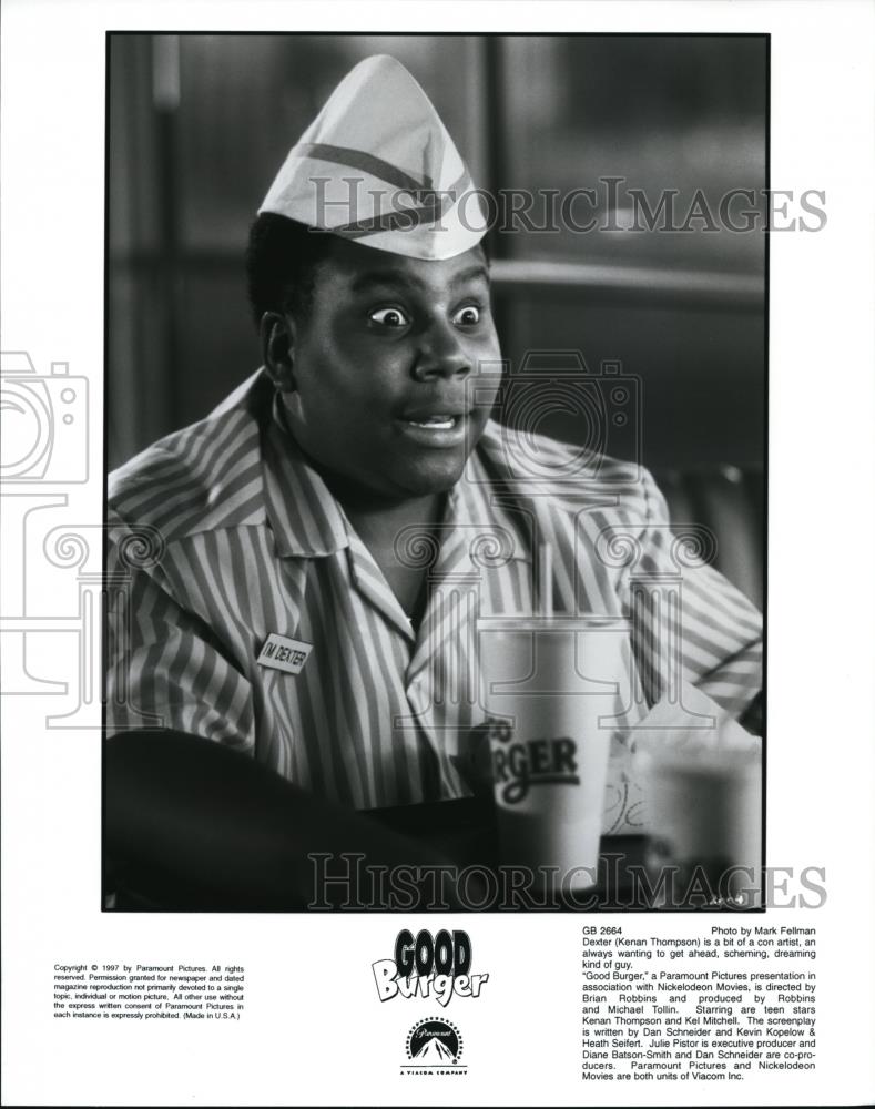 1997 Press Photo Kenan Thompson stars as Dexter in Good Burger comedy movie - Historic Images
