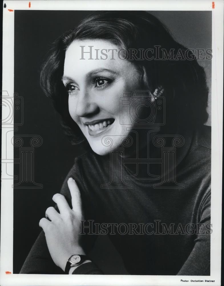 1981 Press Photo Soprano, Susan Peterson - cvp49429 - Historic Images