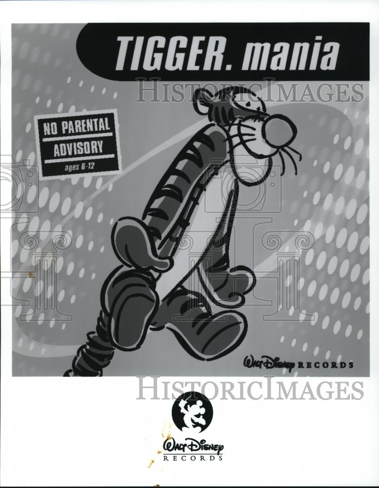Undated Press Photo Cover for Tigger Mania Walt Disney Album - cvp51765 - Historic Images