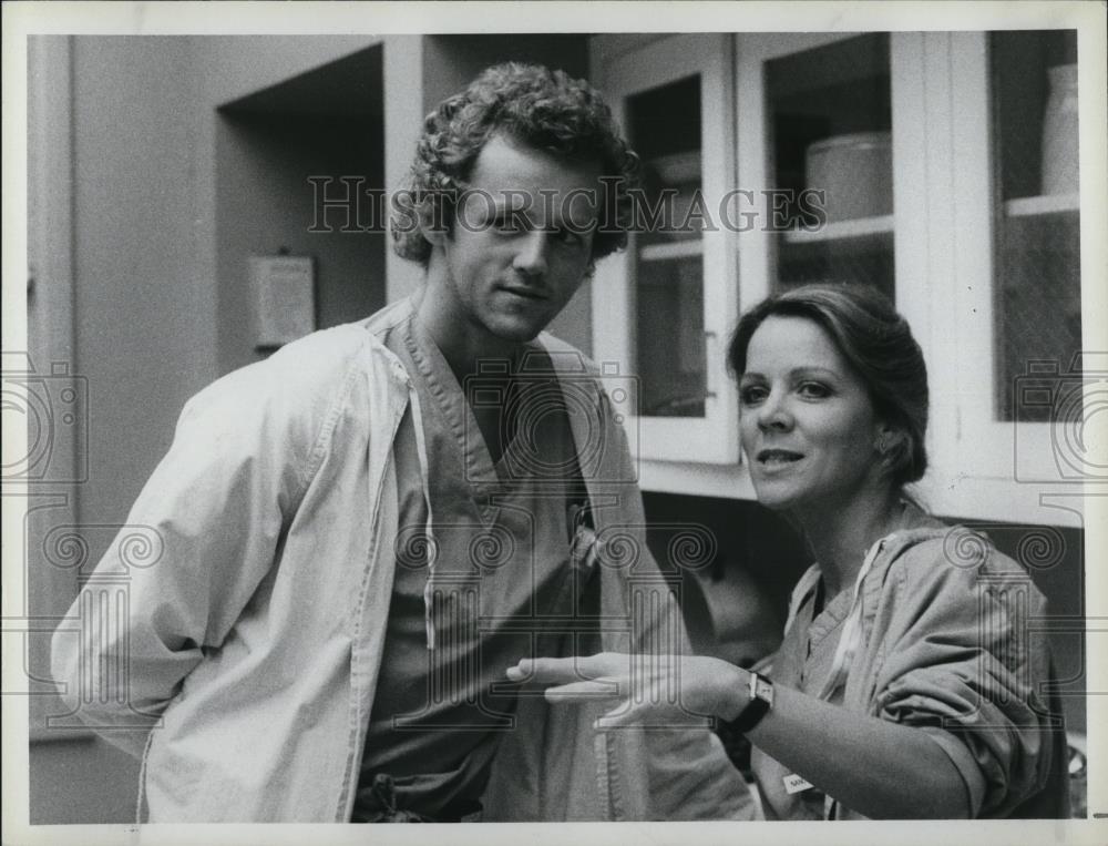 1983 Press Photo David Morse Dorothy Fielding St Elsewhere - cvp51086 - Historic Images