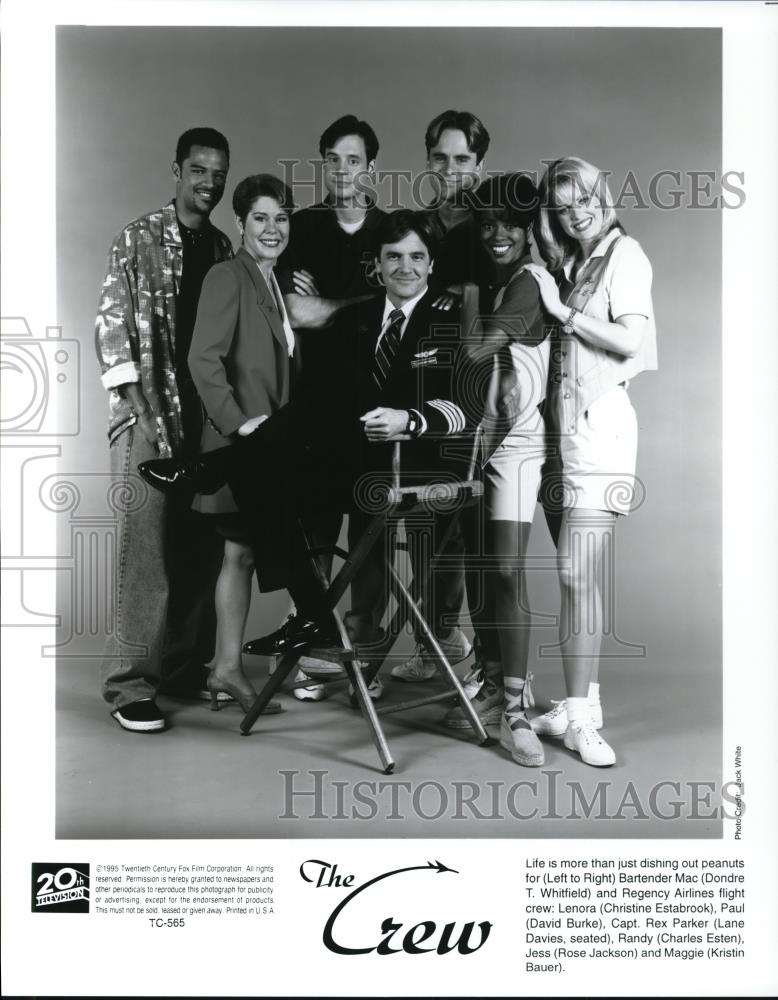 1995 Press Photo Kristin Bauer and Dondre T. Whitfield in The Crew - cvp43541 - Historic Images