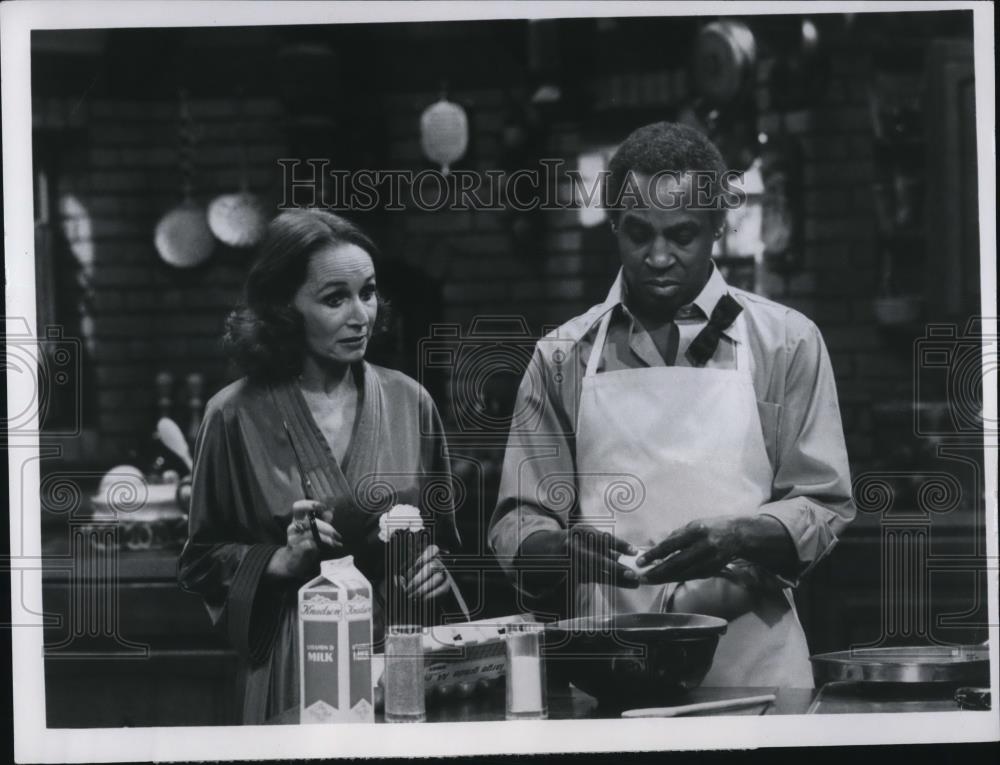 1977 Press Photo Katherine Helmond, Robert Guillaume in SOAP - cvp50666 - Historic Images