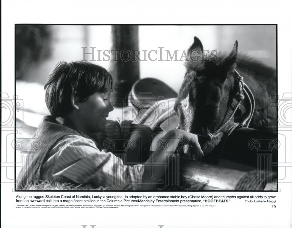 1999 Press Photo Chase Moore stars in Hoofbeats - cvp49878 - Historic Images