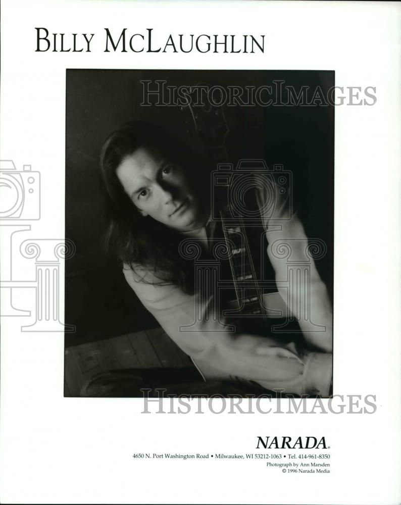 Undated Press Photo Singer Billy McLaughlin - cvp45338 - Historic Images