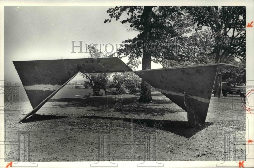 1981 Press Photo The sculpture by Charles Ginniver - cva63325 - Historic Images