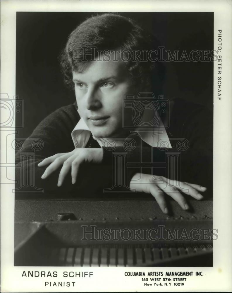 1989 Press Photo Andras Schiff Pianist - cvp75935 - Historic Images