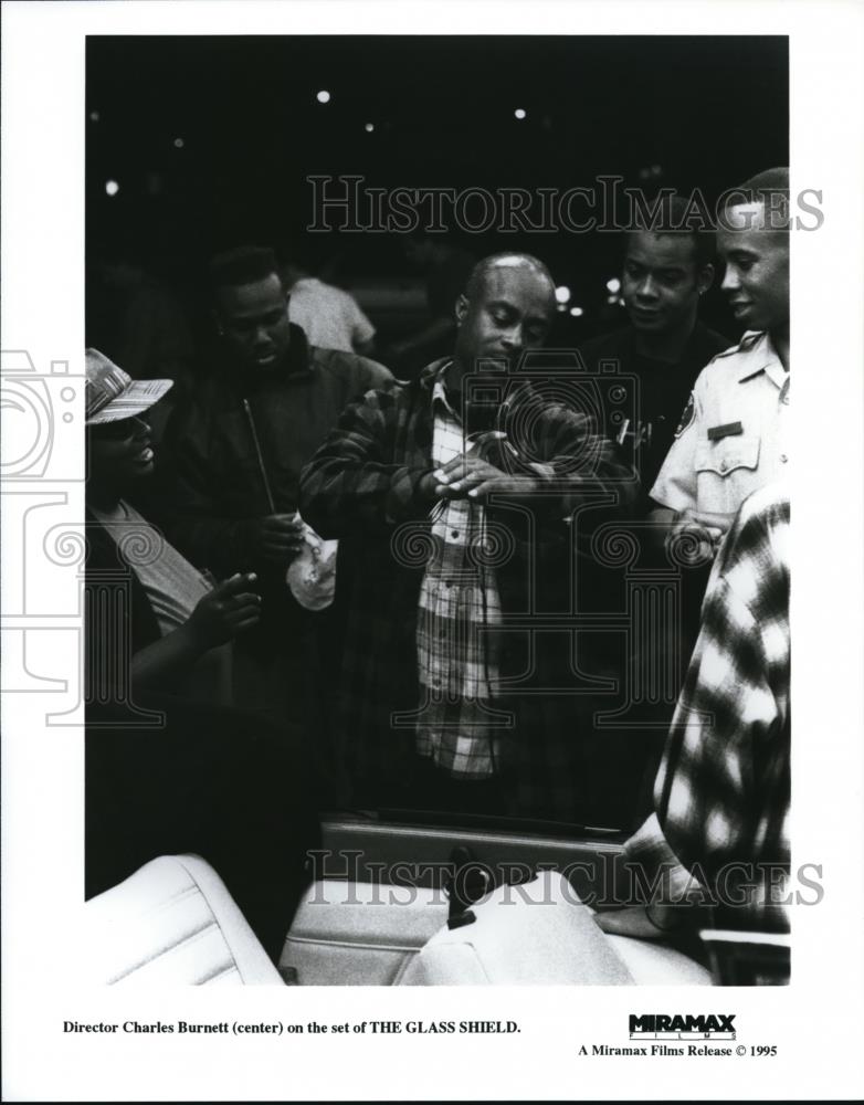 1995 Press Photo Director Charles Burnett in The Glass Shield - cvp42533 - Historic Images