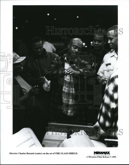 1995 Press Photo Director Charles Burnett in The Glass Shield - cvp42533 - Historic Images