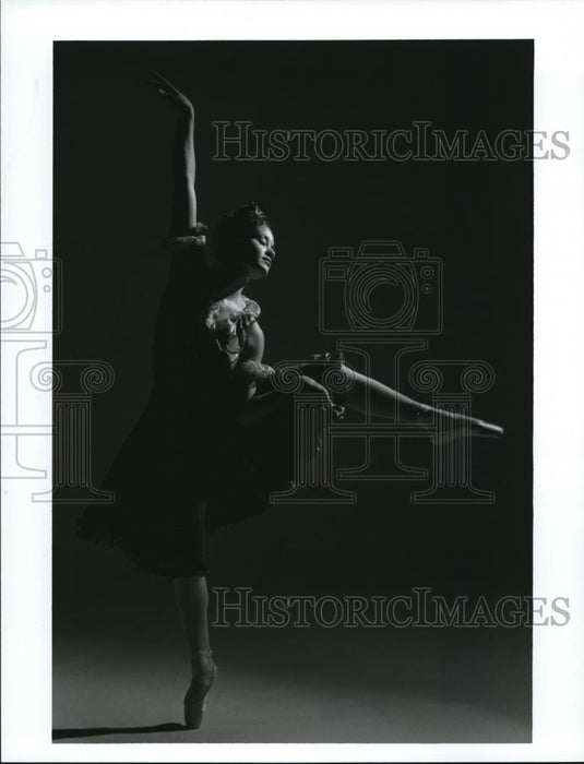 1998 Press Photo Brianna Humphrey, Repertory Dance Company, U of Akron - Historic Images