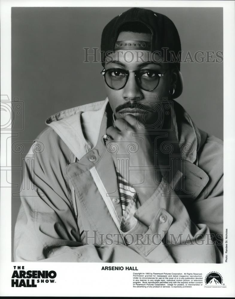 1993 Press Photo Arsenio Hall host of the Arsenio Hall Show - cvp57816 - Historic Images