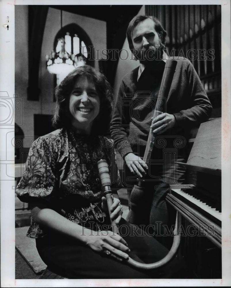 1979 Press Photo Beverly Simmons &amp; Rose Duffin Co-Directors CWRU Musicum - Historic Images