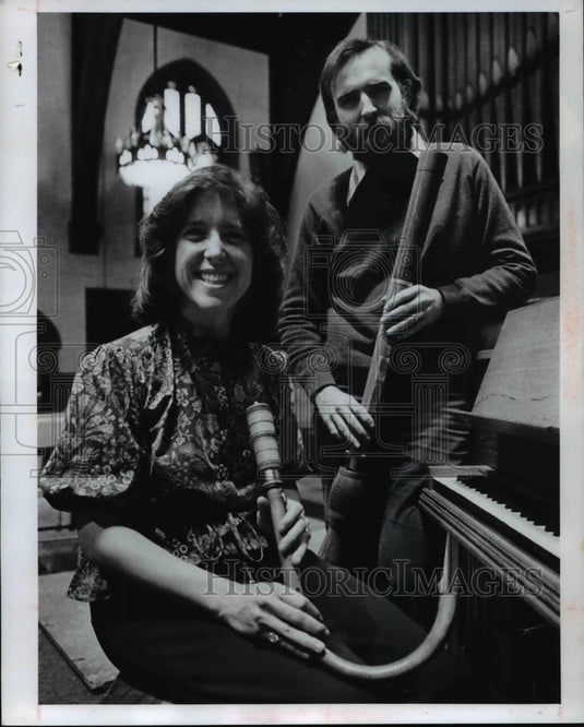 1979 Press Photo Beverly Simmons & Rose Duffin Co-Directors CWRU Musicum - Historic Images