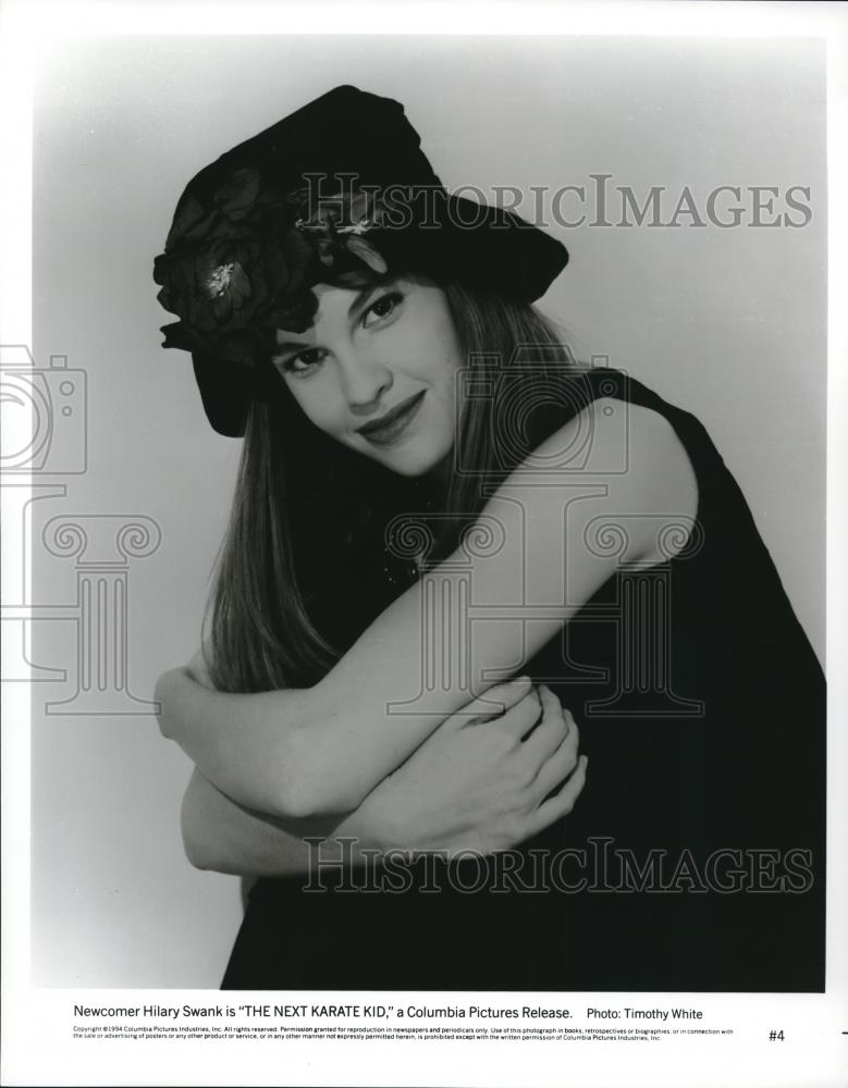 1995 Press Photo Hilary Swank stars in The Next Karate Kid - cvp52389 - Historic Images