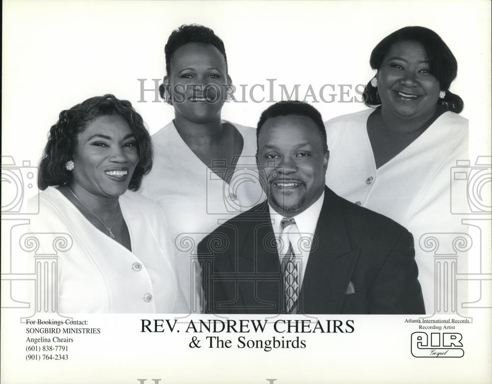 1997 Press Photo Rev Andrew Cheairs &amp; The Song Birds - cvp54443 - Historic Images