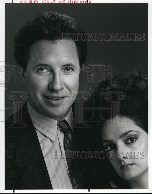 1989 Press Photo Colin Lively Society Hairdresser - cvp53274 - Historic Images