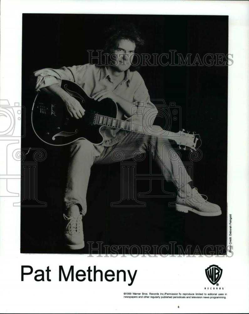 1999 Press Photo Pat Metheny Jazz Singer Songwriter and Guitarist - cvp45358 - Historic Images