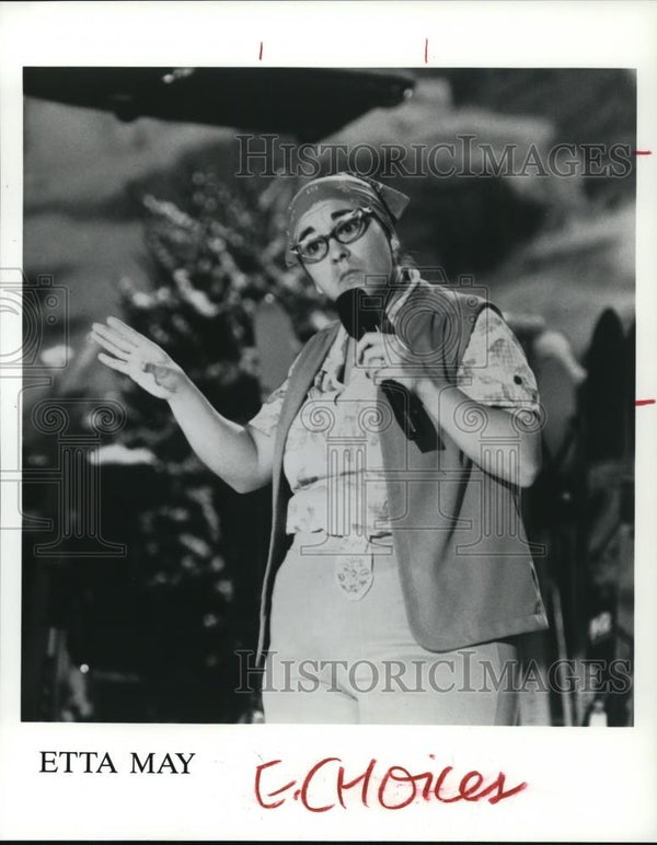 1993 Press Photo Etta May American Stand Up Comedian cvp49492