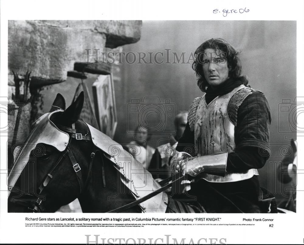 1995 Press Photo Richard Gere in First Knight - cvp41841 - Historic Images