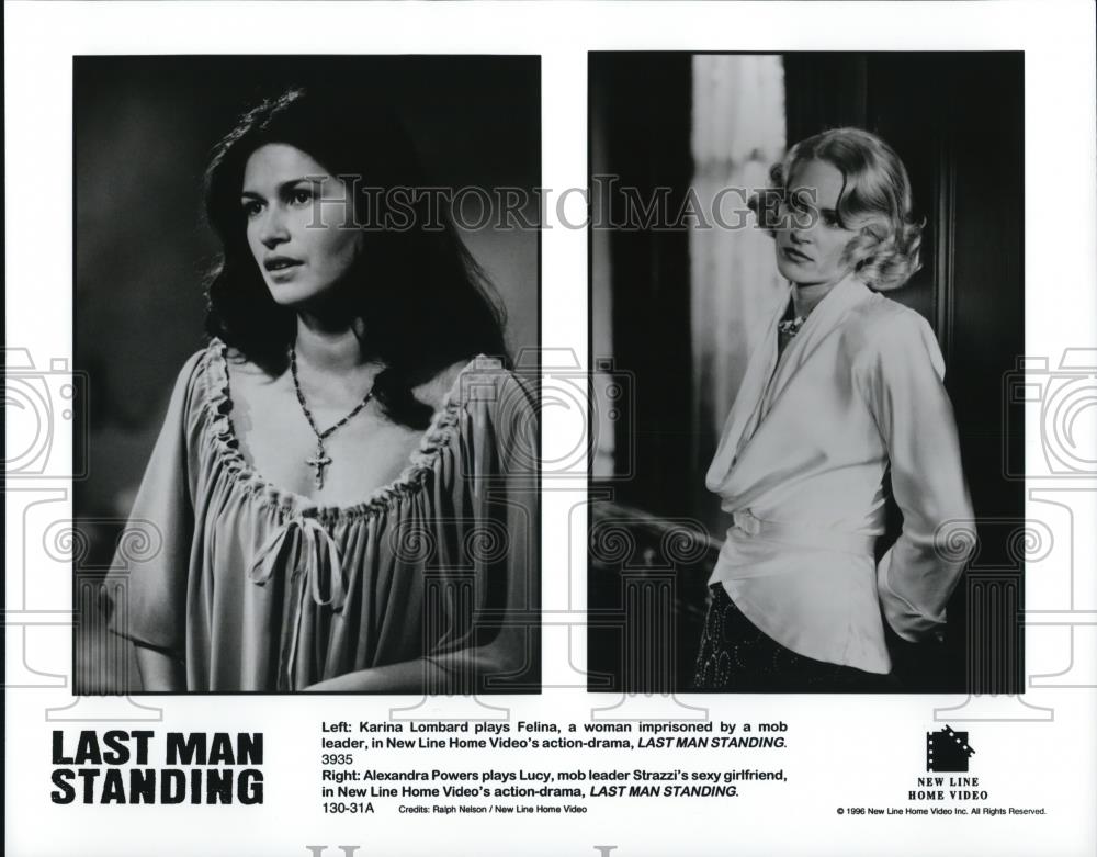 1996 Press Photo Karina Lombard Alexandra Powers in Last Man Standing - Historic Images