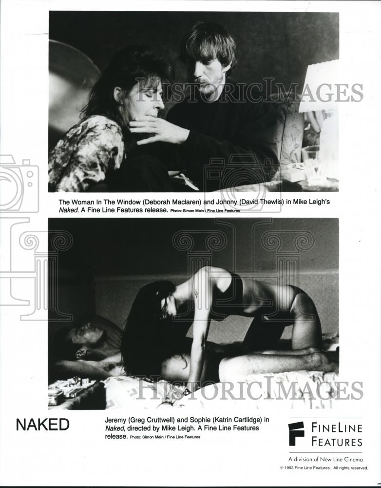 1994 Press Photo Deborah MacLaren David Thewlis Greg Cruttwell Katrin Cartlidge - Historic Images