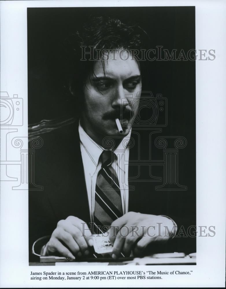 Press Photo James Spader stars in The Music of Chance on American Playhouse - Historic Images