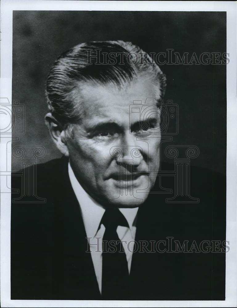 Press Photo CBS News National Correspondent Eric Sevareid - cvp68286 - Historic Images