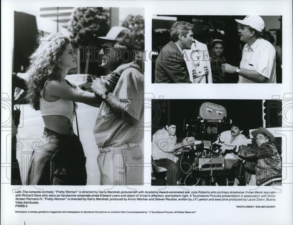 Undated Press Photo Garry Marshall Director Pretty WOman Julia Roberts - Historic Images