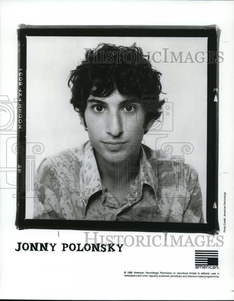 1996 Press Photo Jonny Polonsky Singer Songwriter Multi-Instrumentalist Musician - Historic Images