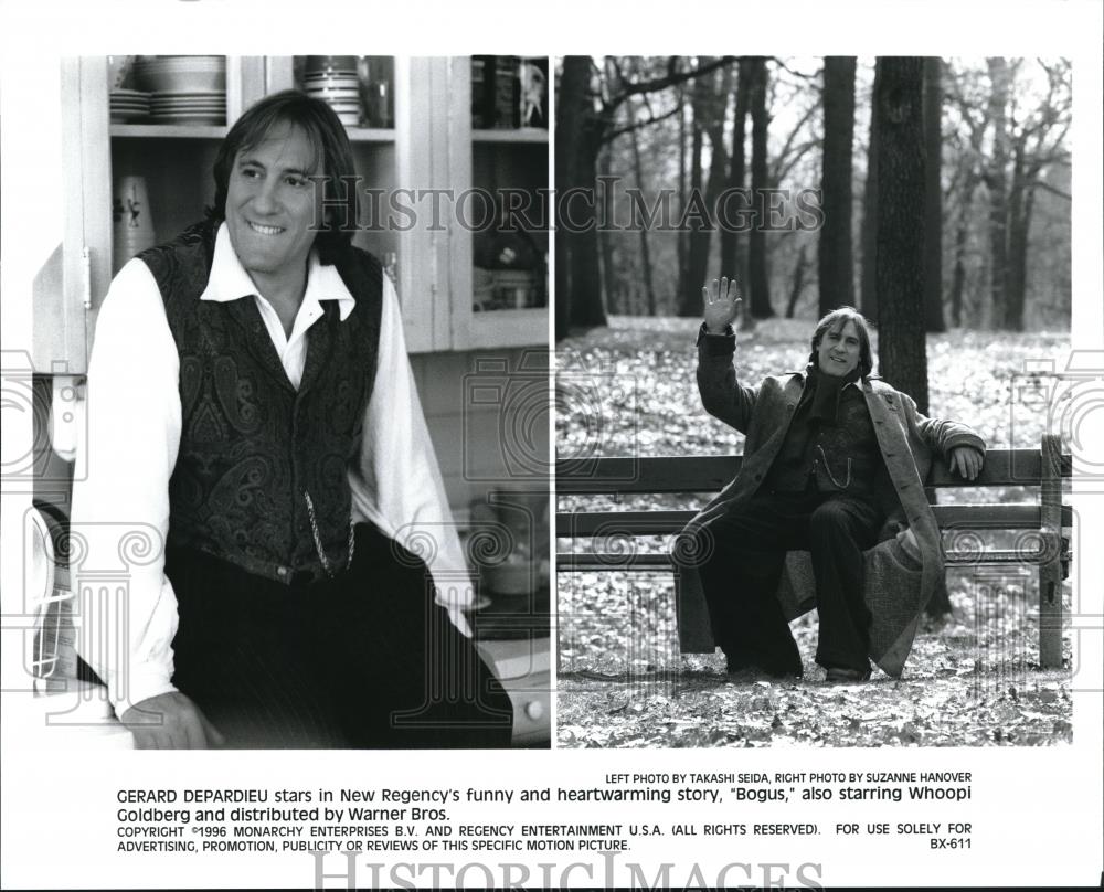1996 Press Photo Gerard Depardieu in Bogus - cvp56497 - Historic Images