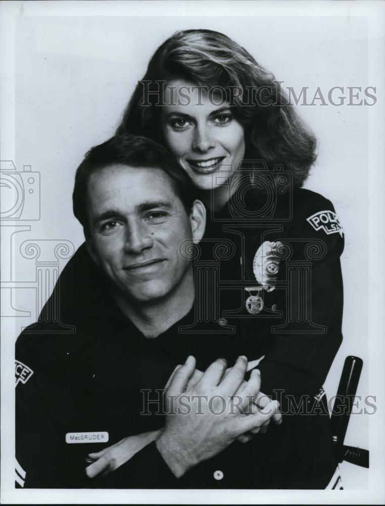 1985 Press Photo John Getz and Kathryn Harrold star in MacGruder and Loud - Historic Images