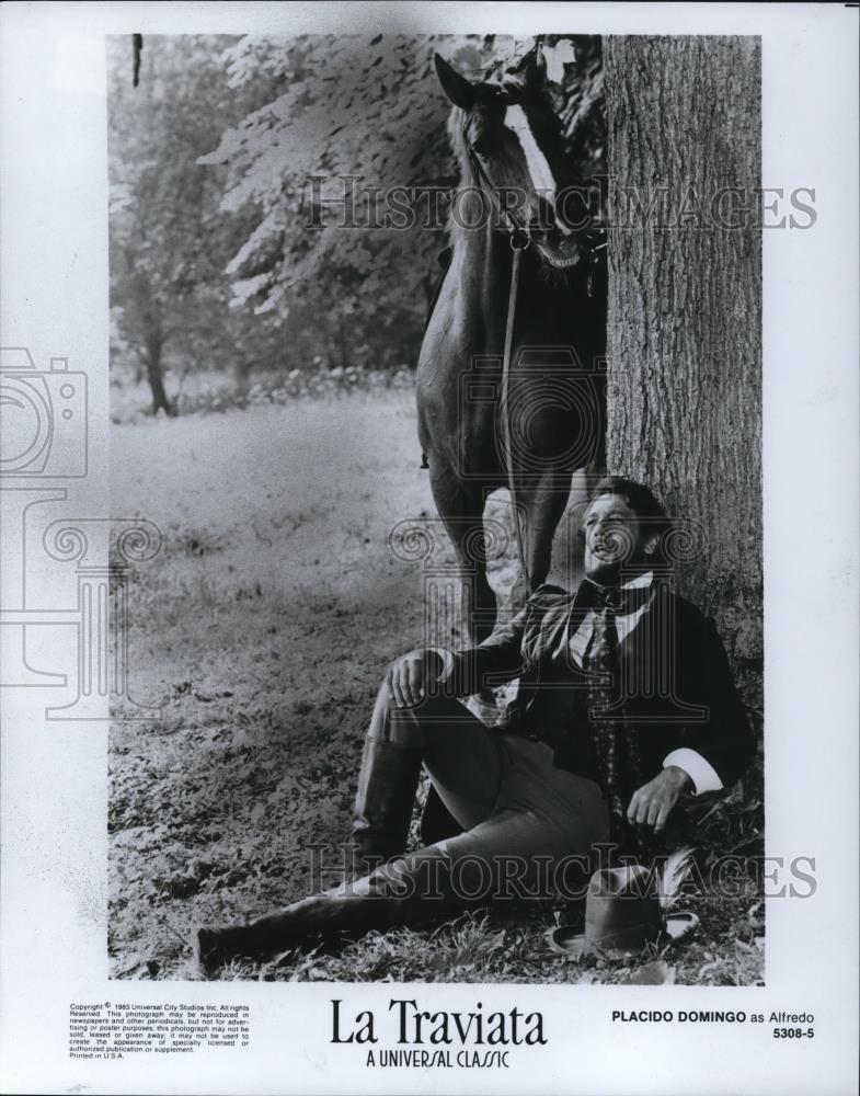 1983 Press Photo Placido Domingo stars as Alfredo in La Traviata - cvp51833 - Historic Images