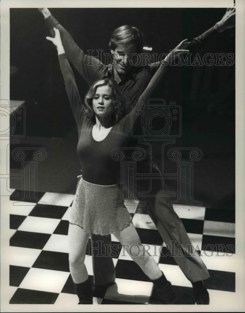 1991 Press Photo Scott Bakula, Rhondee Beriault in Quantum Leap - cvp70333 - Historic Images