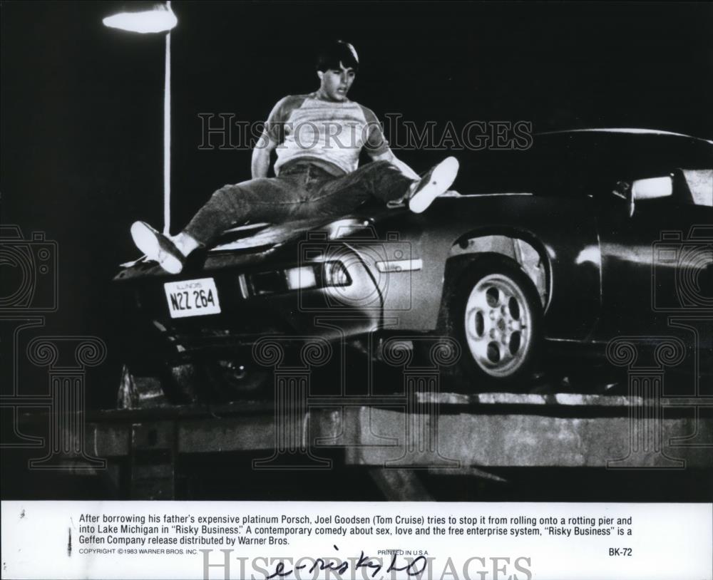 1983 Press Photo Tom Cruise stars as Joel Goodsen in Risky Business - cvp42269 - Historic Images